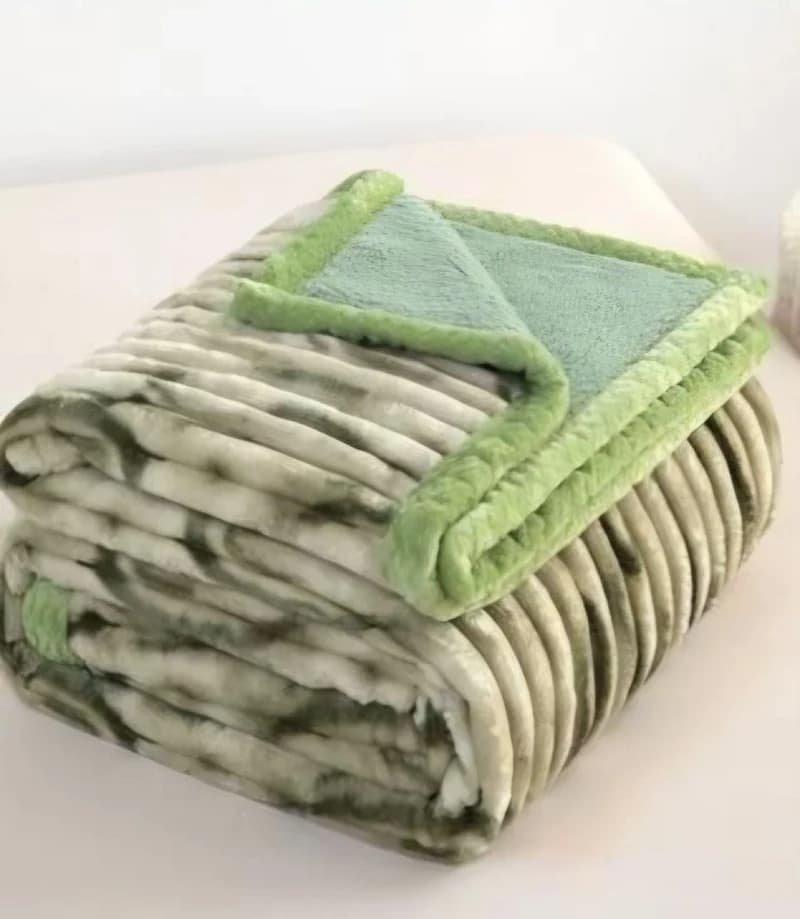 Manta Franelada Verde