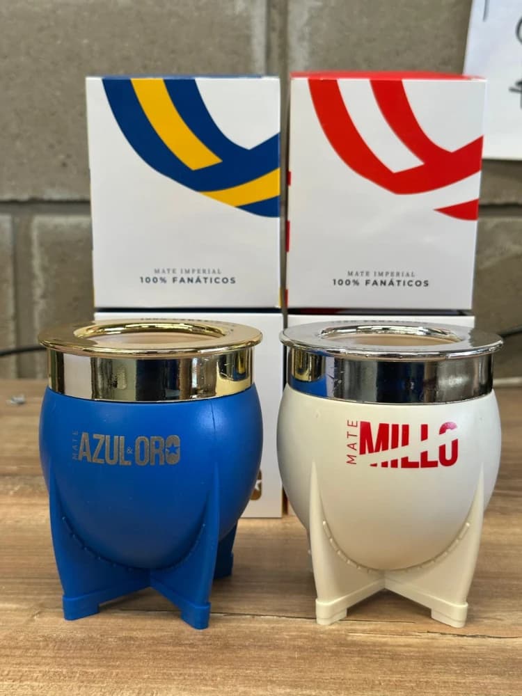 🧉✨ MATE DISEÑO AZUL & ORO / MILLO ✨🧉 (copia)