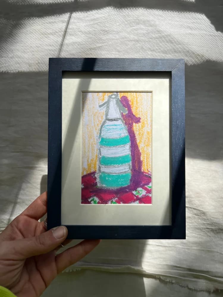 Óleo pastel "Con Soda"