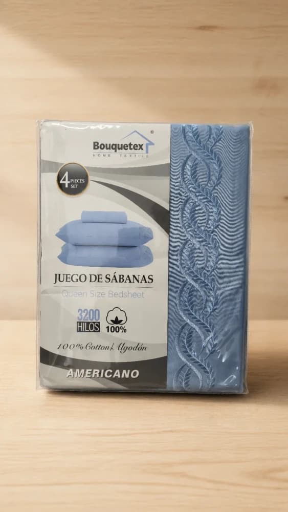 Juego de Sábanas (2 Plazas / 2 1/2 plazas) Q006
