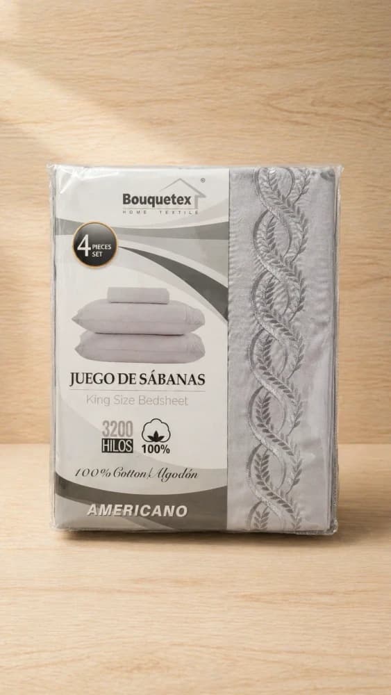 Juego de Sábanas (Colchón King) K010