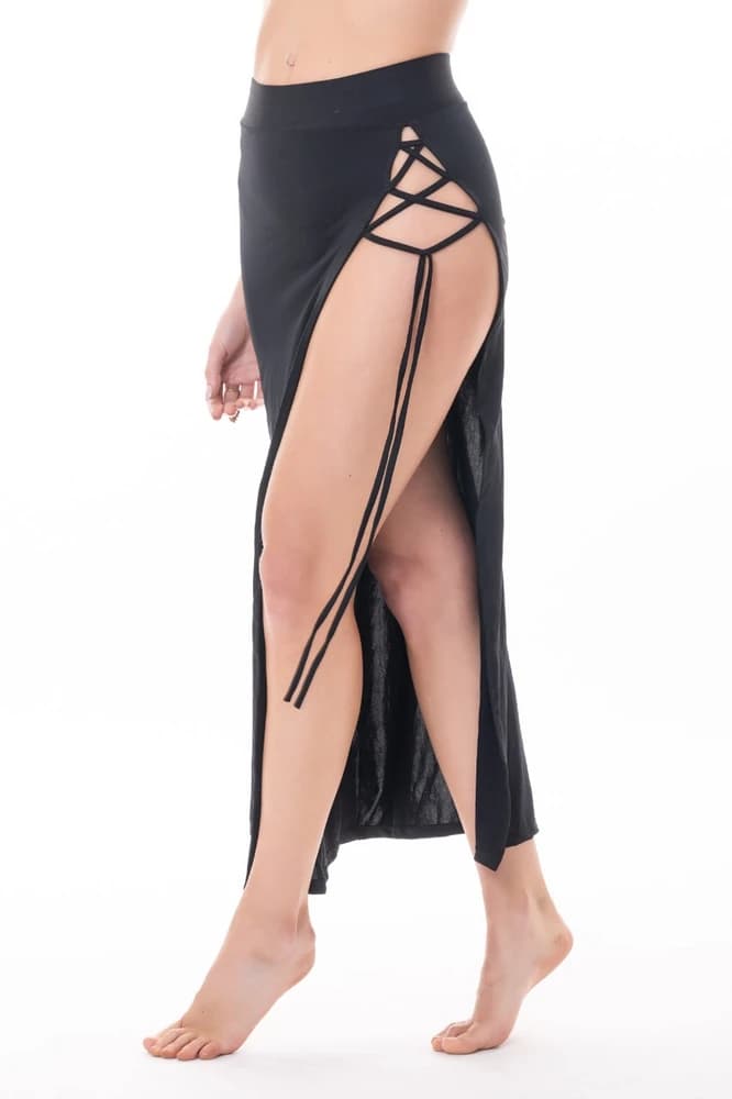Pollera Negra Carlota