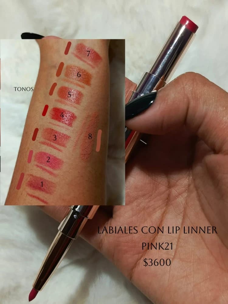 Labial con Lip Linner - Pink21