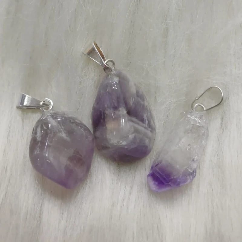 Dije Piedra natural Amatista (chica)