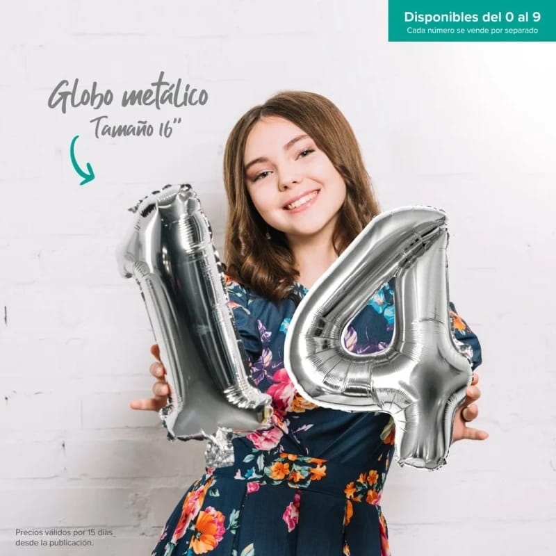 Globo metalizado 16´´ (40cm)