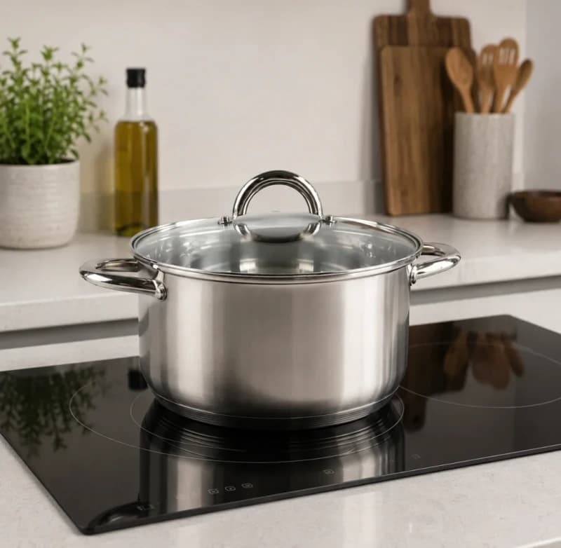 Cacerola Acero inox Triple fondo 24cm