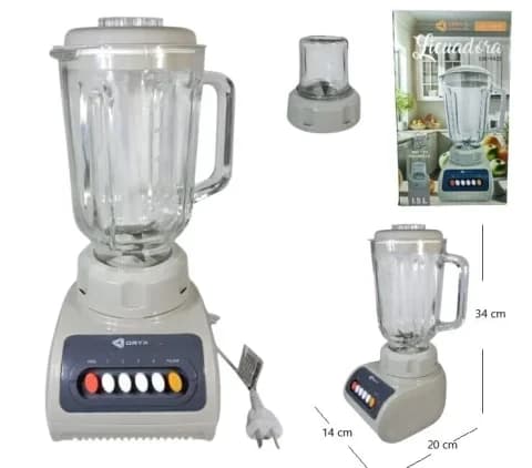 LICUADORA 1.5L CON MOLINILLO (VASO DE VIDRIO) 400W