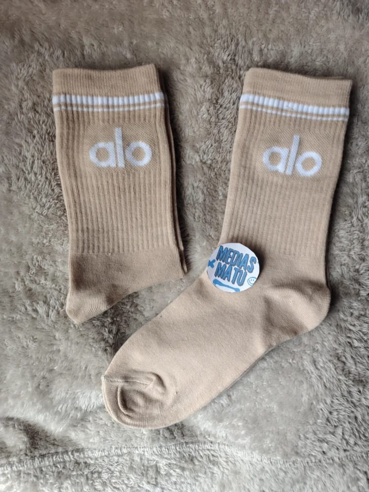 Medias beige 3/4 alo