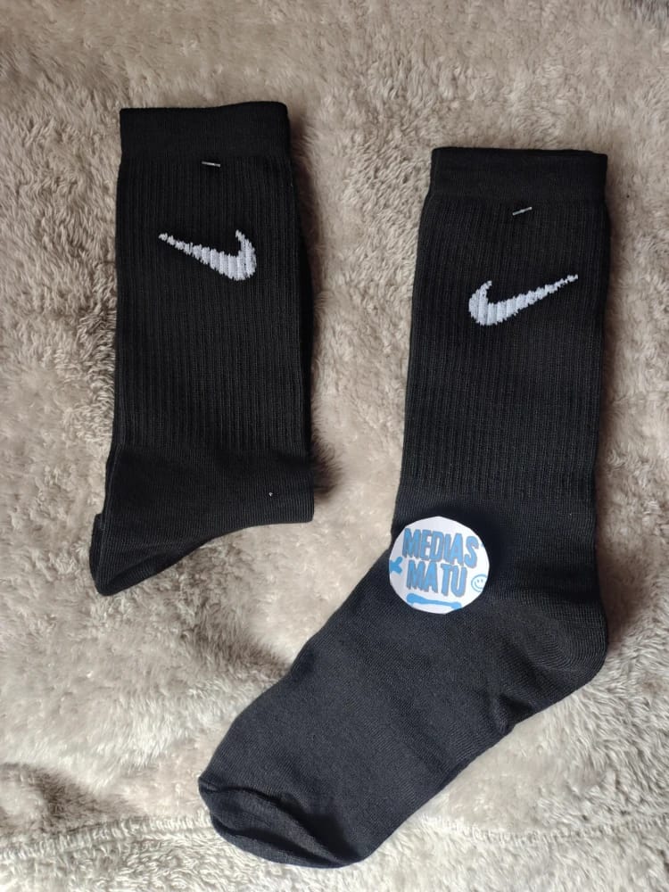 Medias negras 3/4 Nike