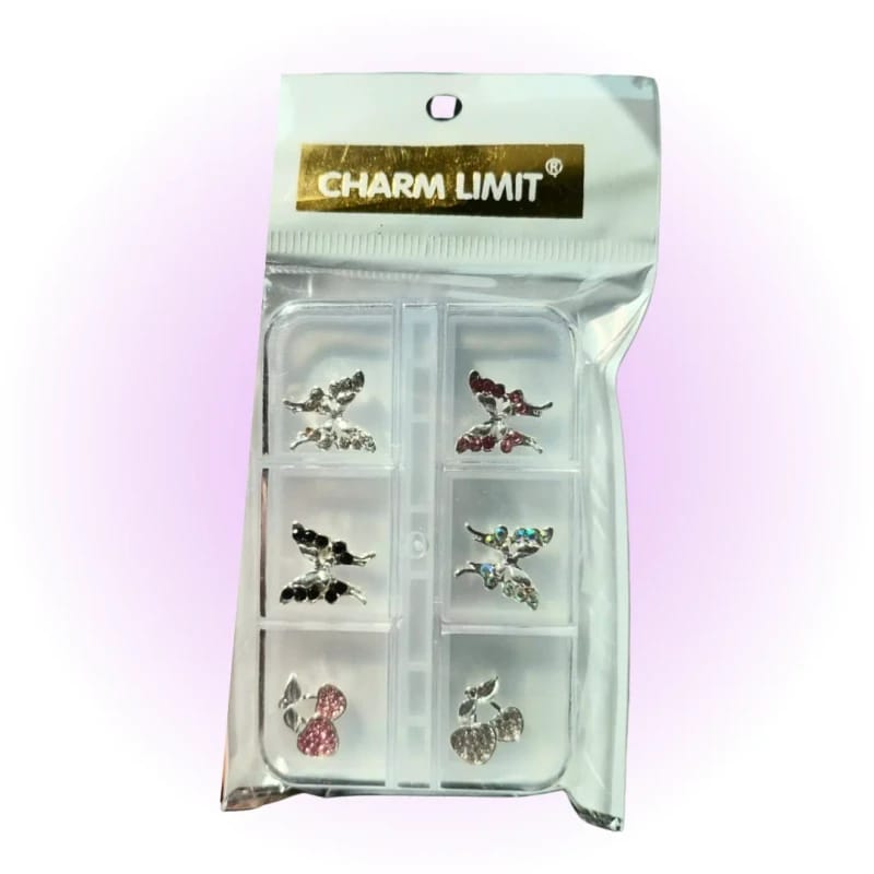 6 DIJES MARIPOSA Y CHERRY CON ORGANIZADOR