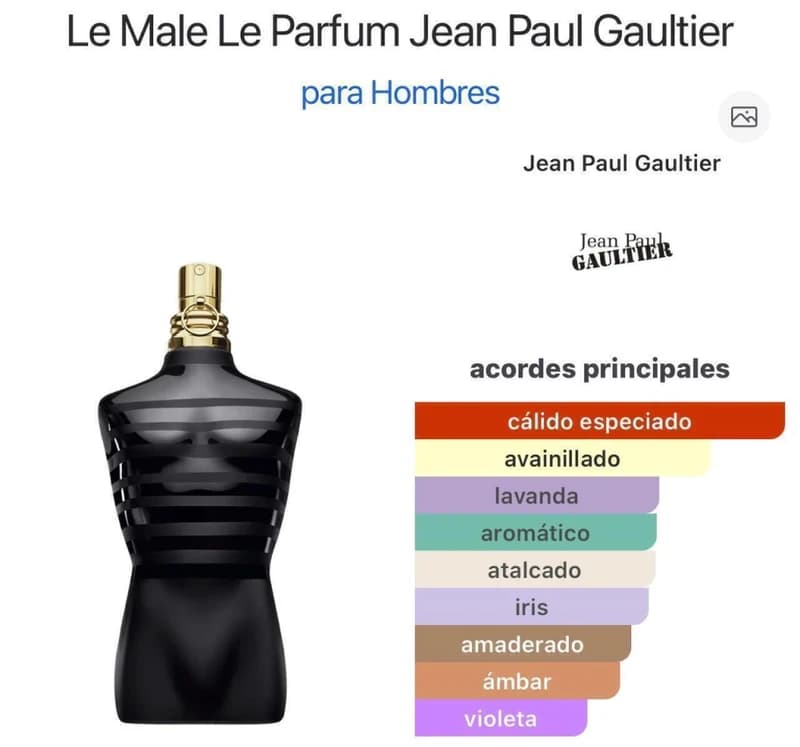 Jeaun Paul Gaultier Le Male Le Parfum