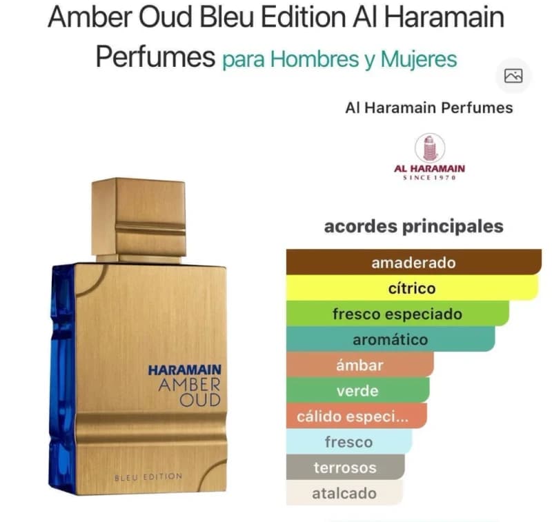 Haramain Amber Oud Bleu Edition 60ml