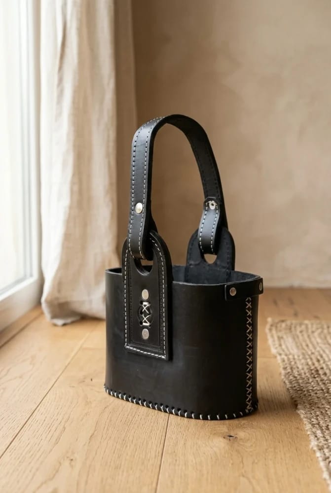 CANASTA CUERO VACUNO PREMIUM | SIMPLE