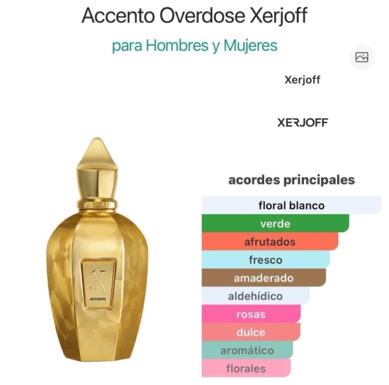 Accento Overdose 100ml Xerjoff