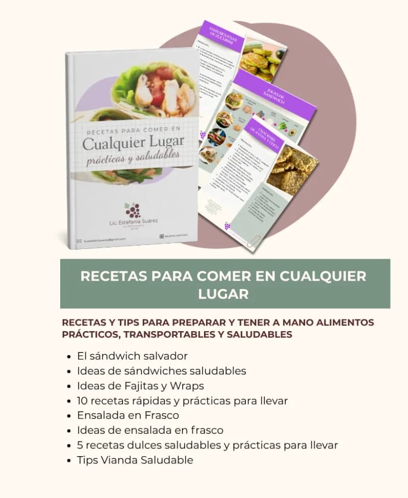 Recetas para comer en cualquier lugar