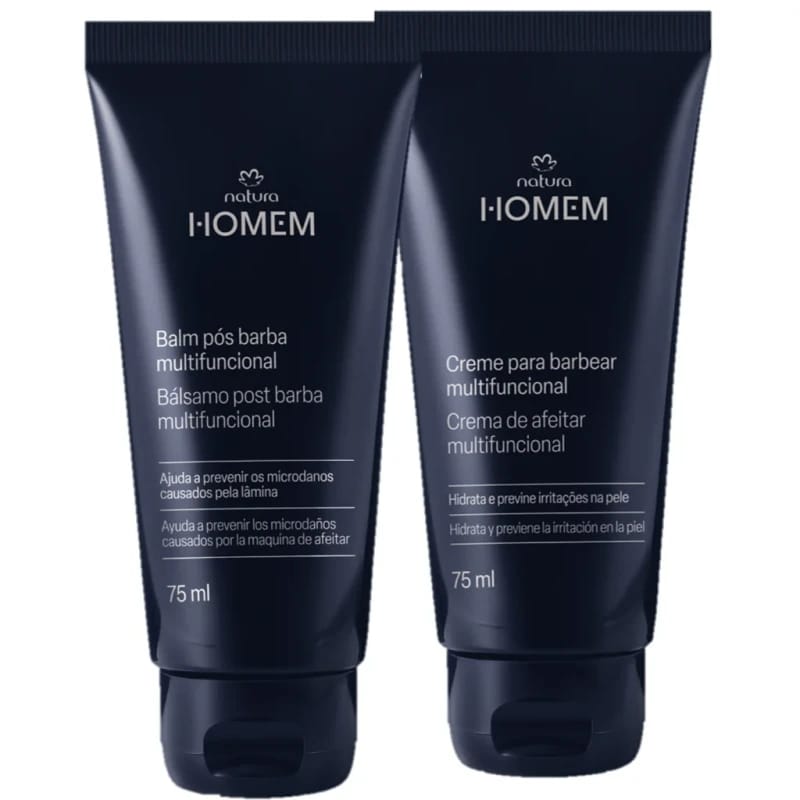 CREMA DE AFEITAR + PÓS BARBA