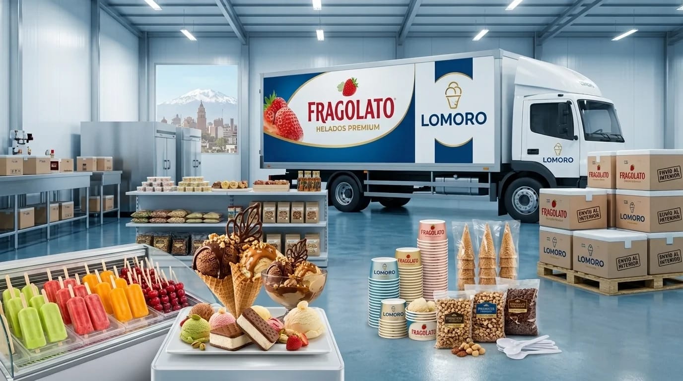 Banner de distribuidora helados cordoba
