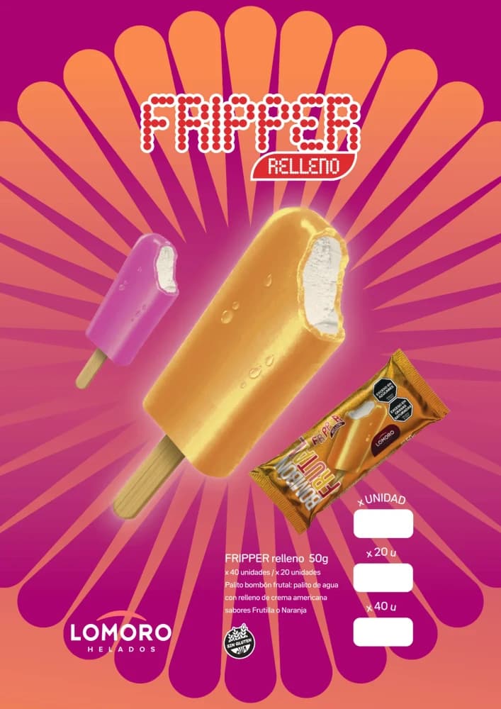 Palito Fripper relleno