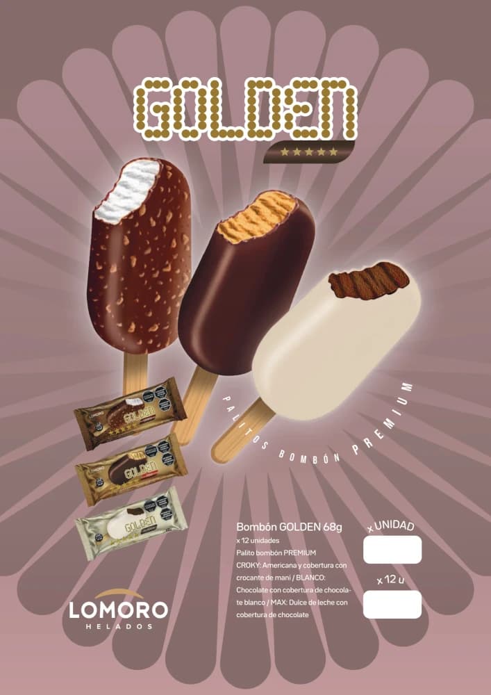 Palito Bombon Golden