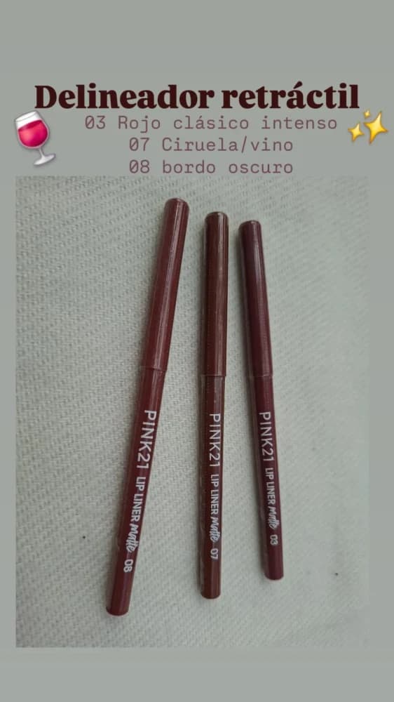 Delineador Retractil PINK21