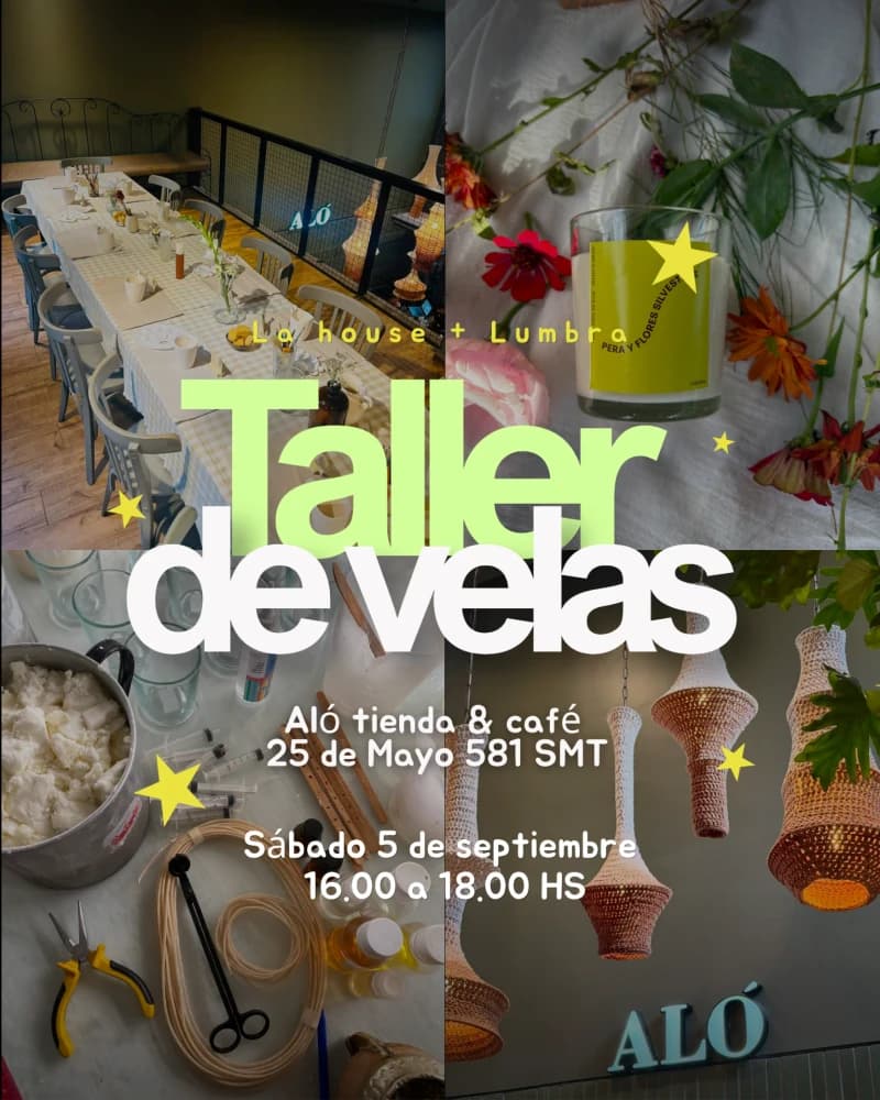 Taller de Velas en Aló (Tucumán)