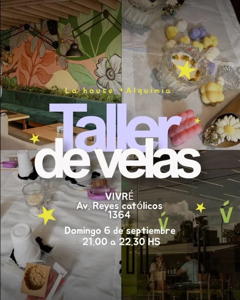 Taller de Velas en Vivré (Salta)