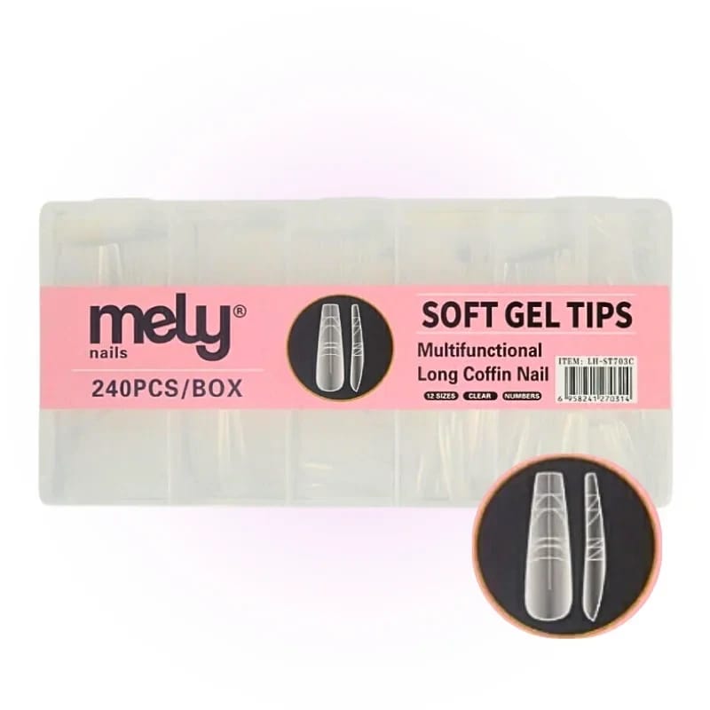 240 TIPS SOFT GEL MULTIFUNCIONAL MELY