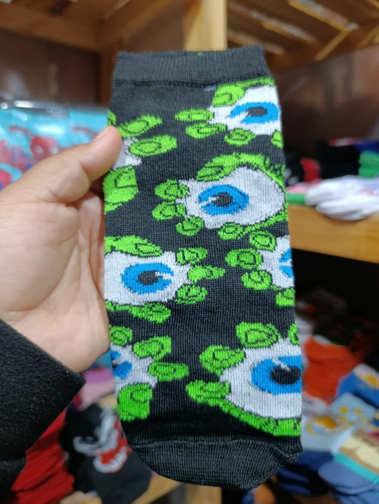 Soquetes de adulto ojos