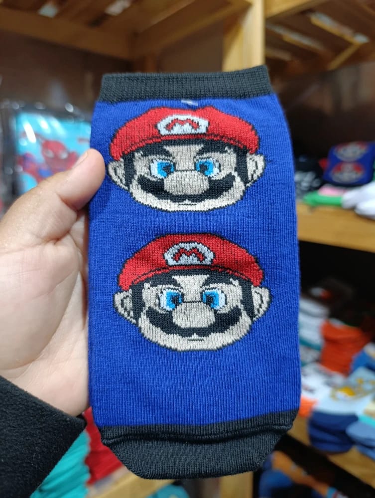 Soquetes de adulto Mario