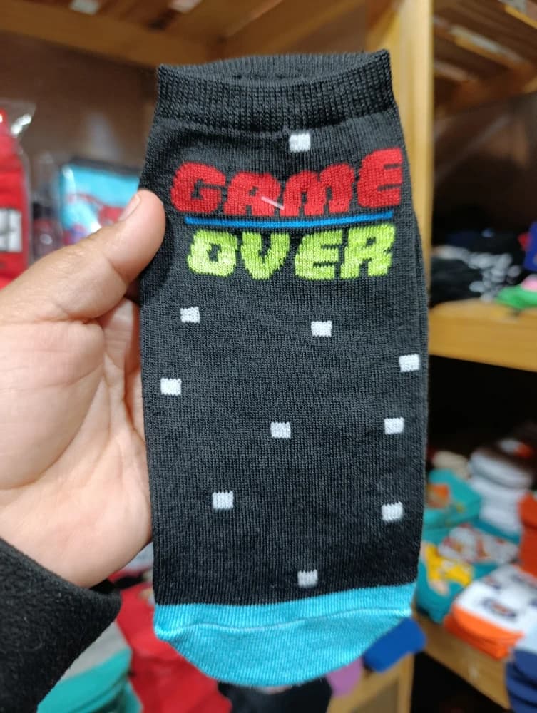 Soquetes de adulto Game over