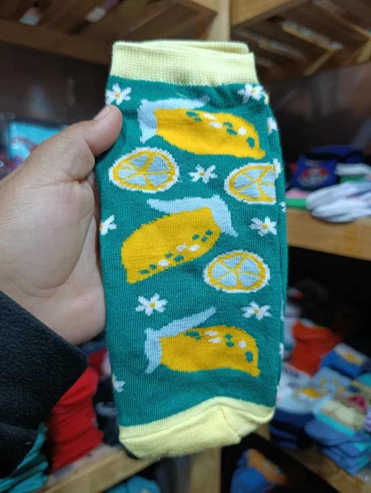 Soquetes de adulto limón
