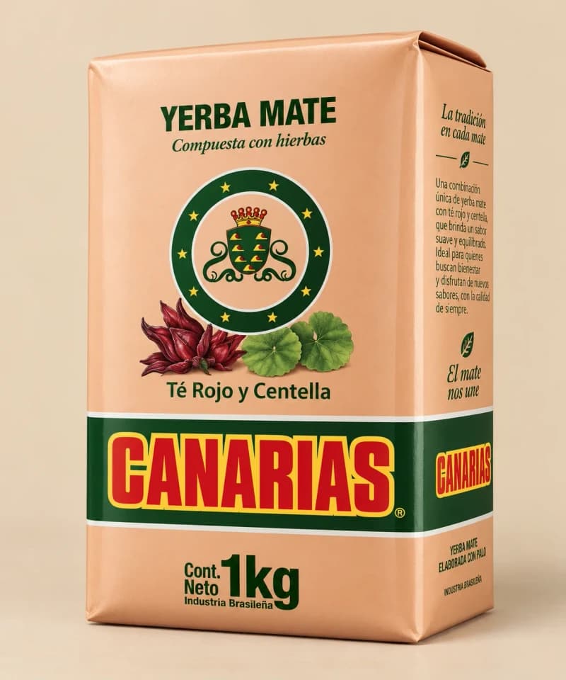 YERBA CANARIAS TE ROJO Y CENTELLA 1Kg.