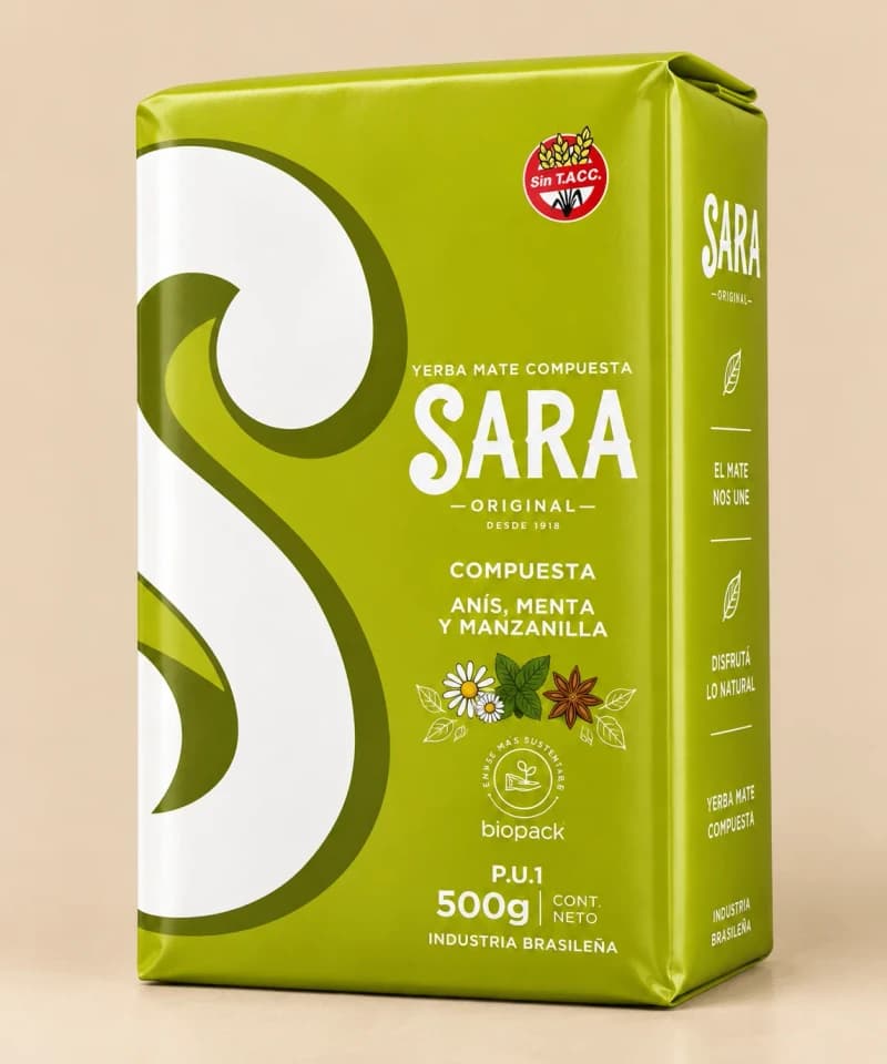 YERBA SARA ANIS Y MANZANILLA