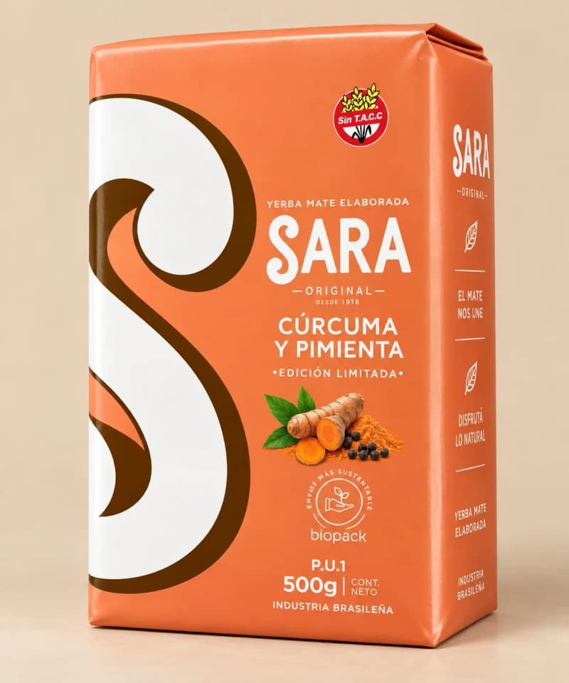 YERBA SARA CURCUMA Y PIMIENTA