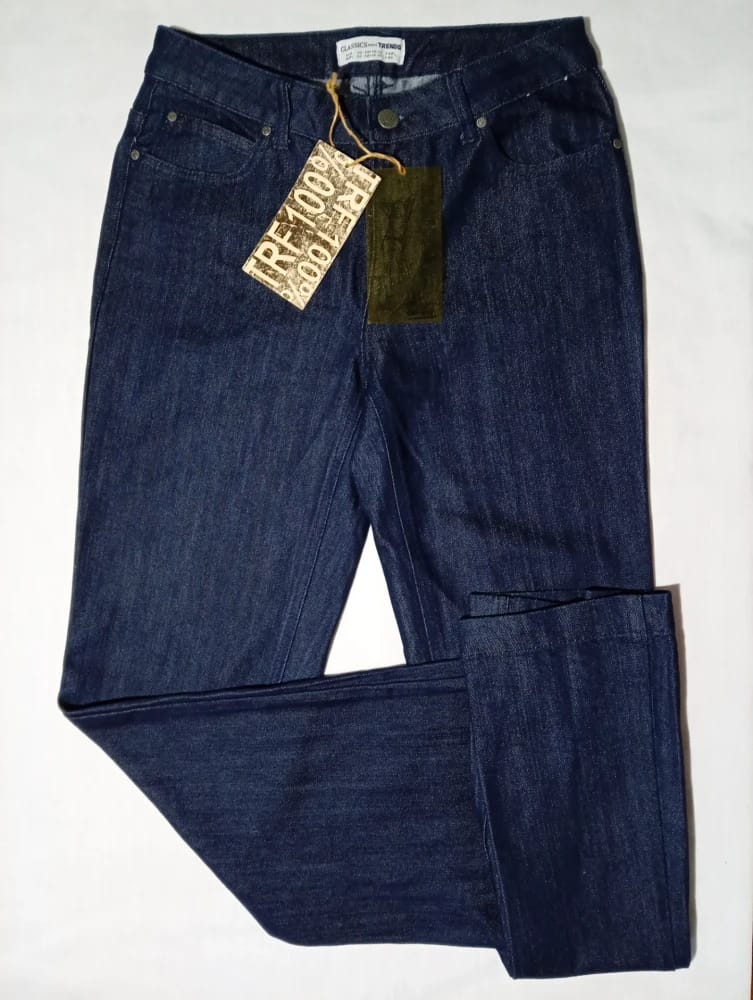 Jeans Oxford azul oscuro Talle 34