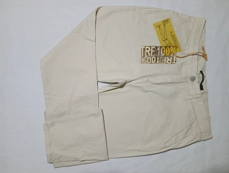 Jeans crema ,Talle 40