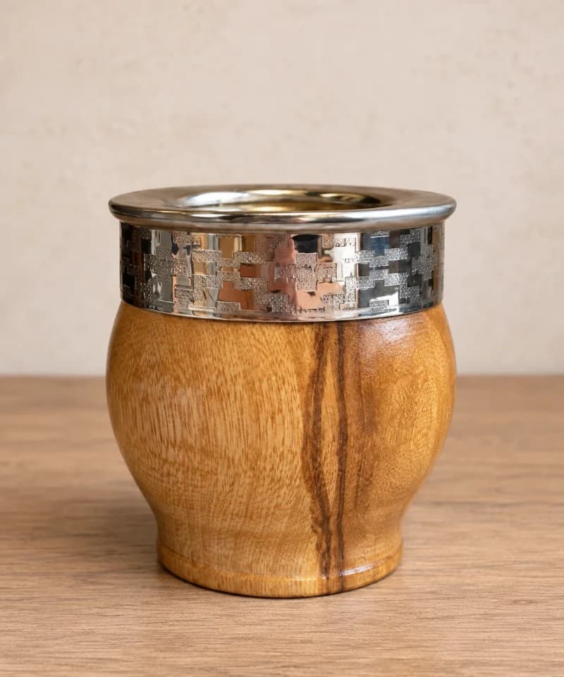 Mate Imperial de Algarrobo laqueado