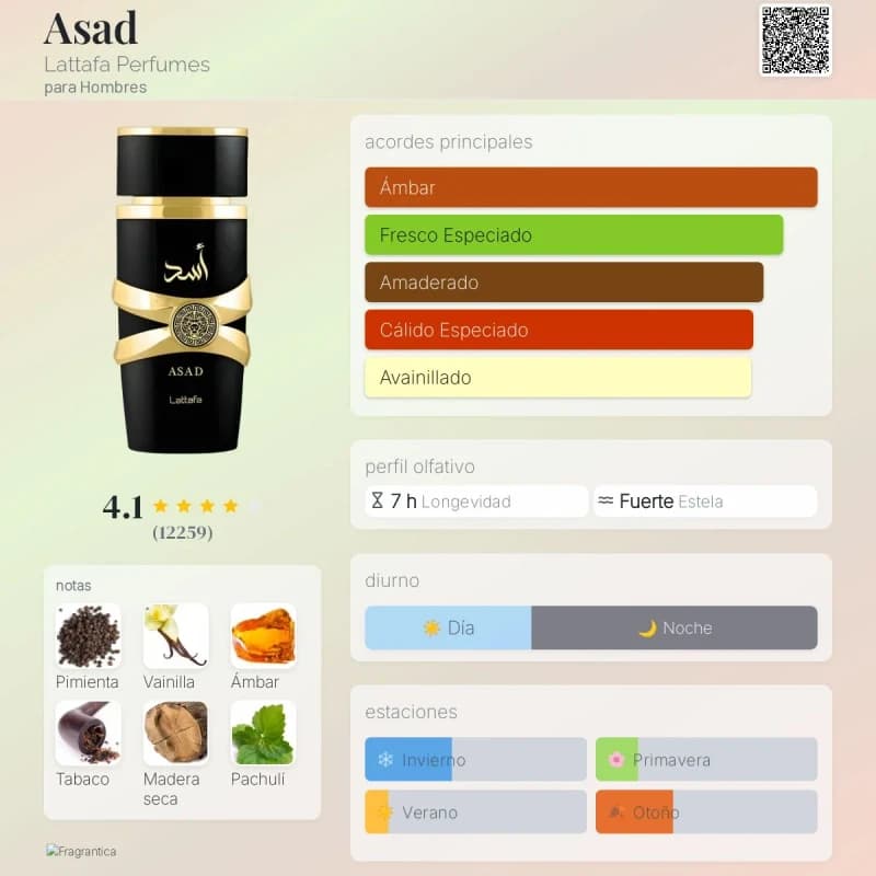Asad (Lattafa) (Hombre)