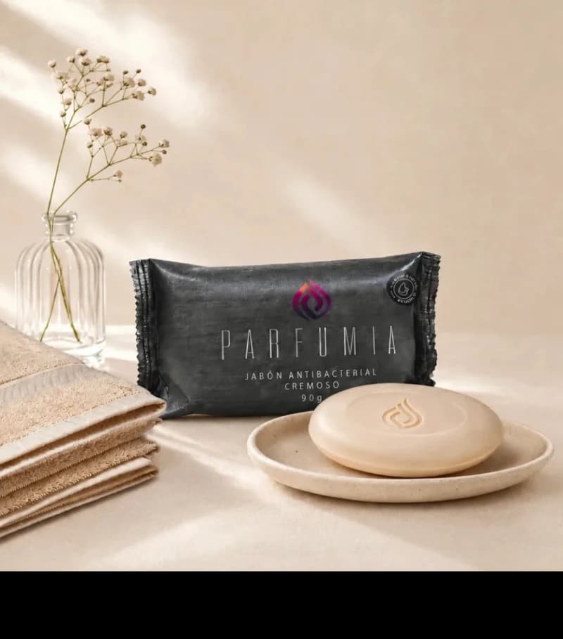 Jabón antibacterial cremoso parfumia