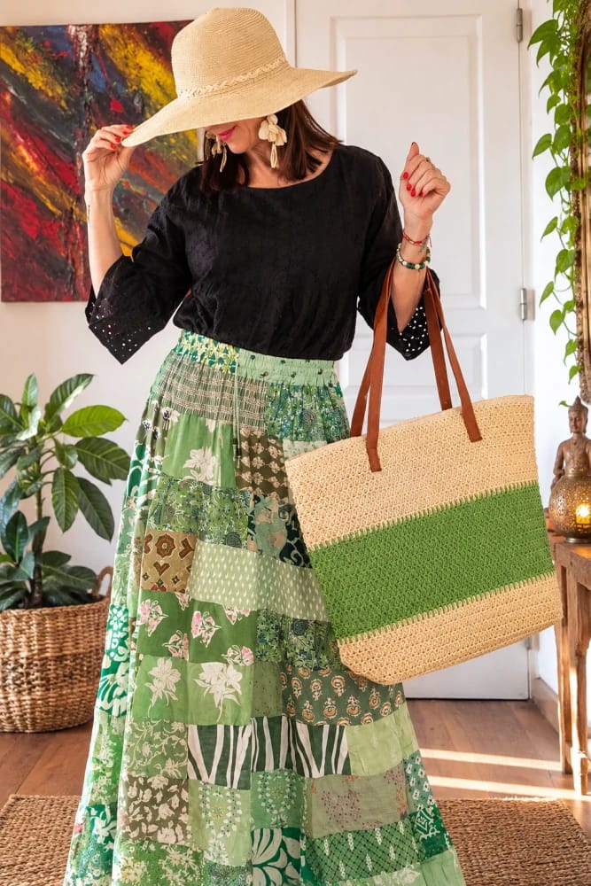 Pollera Pacha Verde