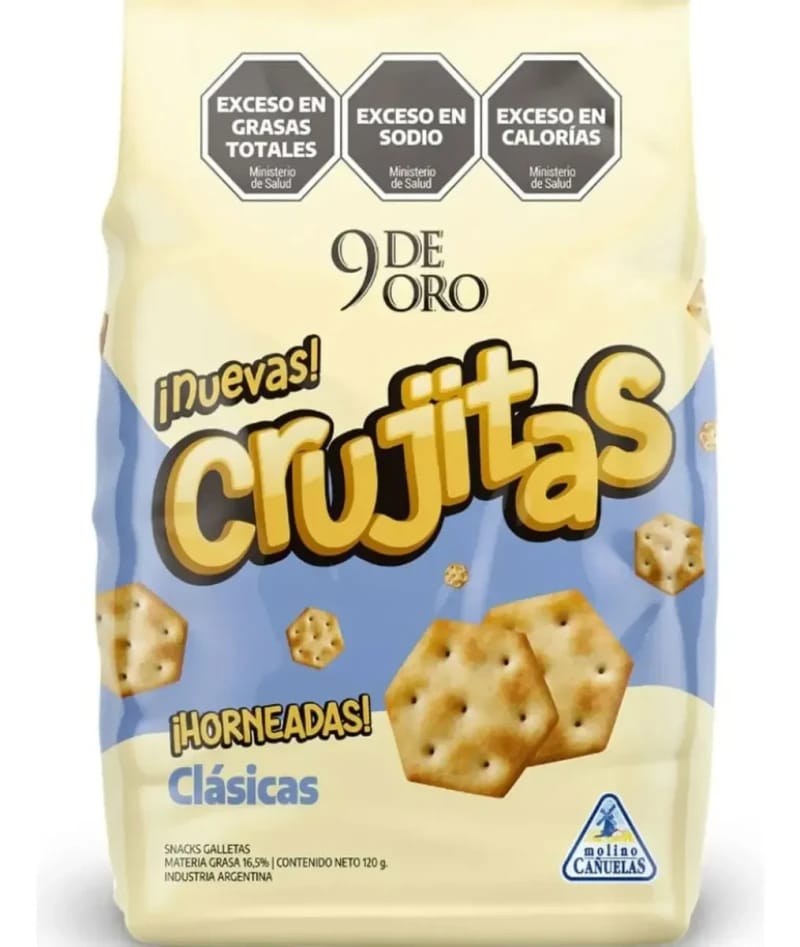 Crujitas horneadas clásicas 9 de Oro