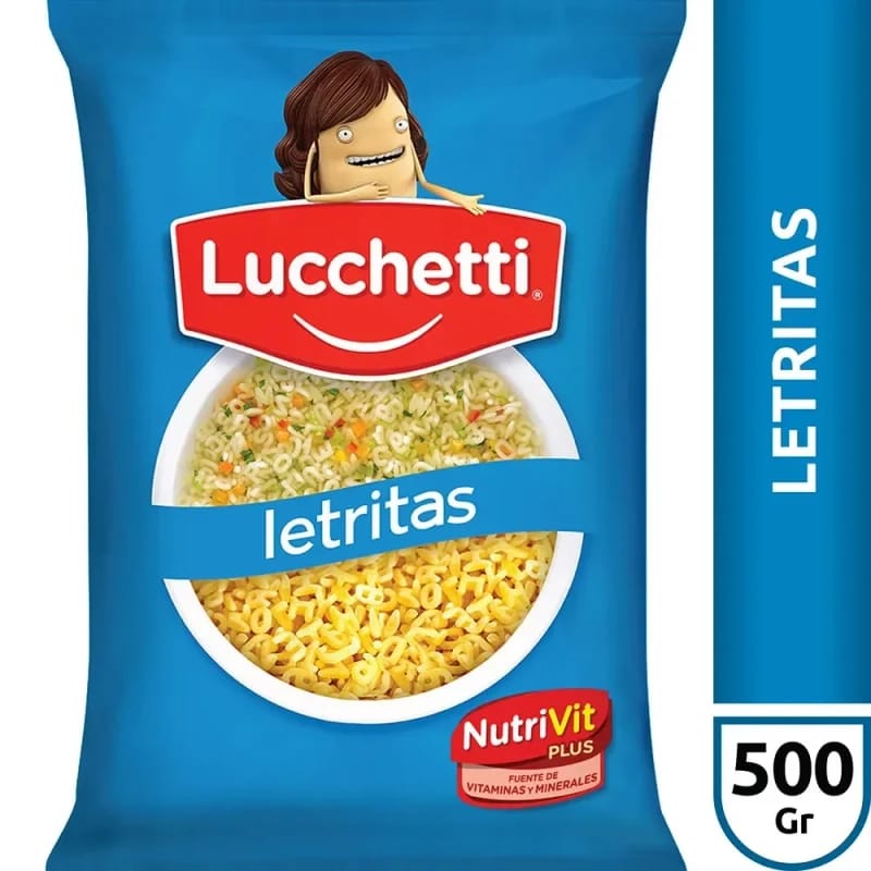 Fideos letritas Lucchetti