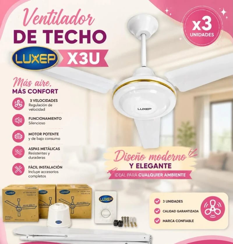 VENTILADOR DE TECHO
