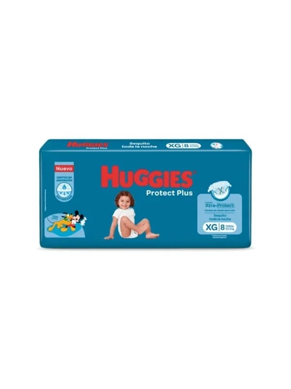 Pañales Huggies protect plus XG