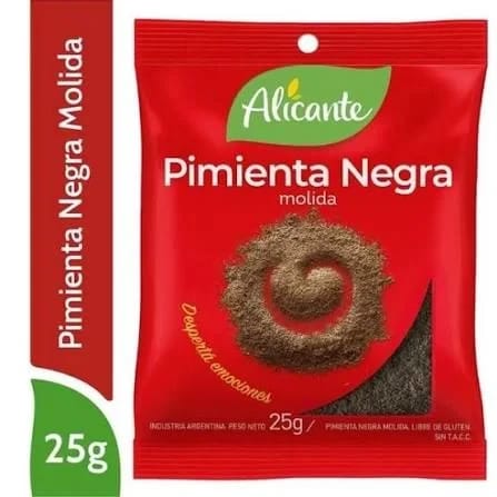 Pimienta molida Alicante
