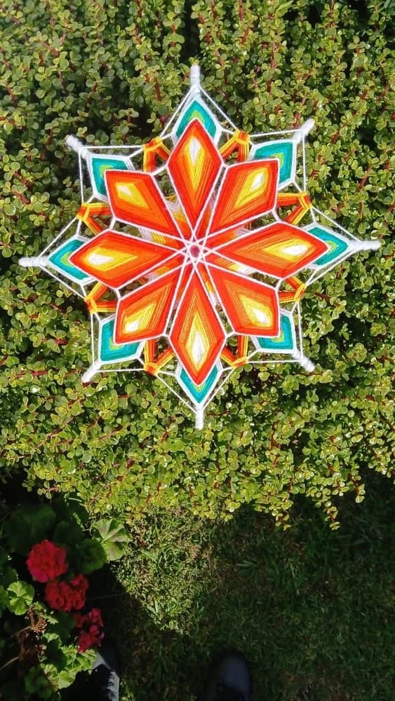 Mandala de 8 puntas