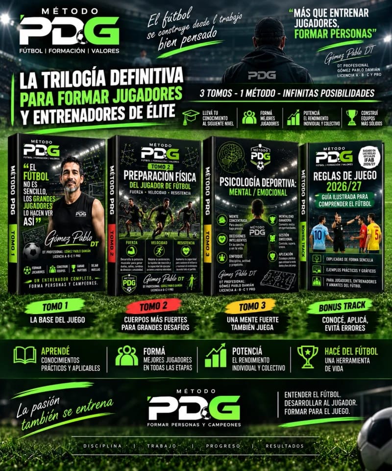 Método PDG - método de entrenamiento futbolistico