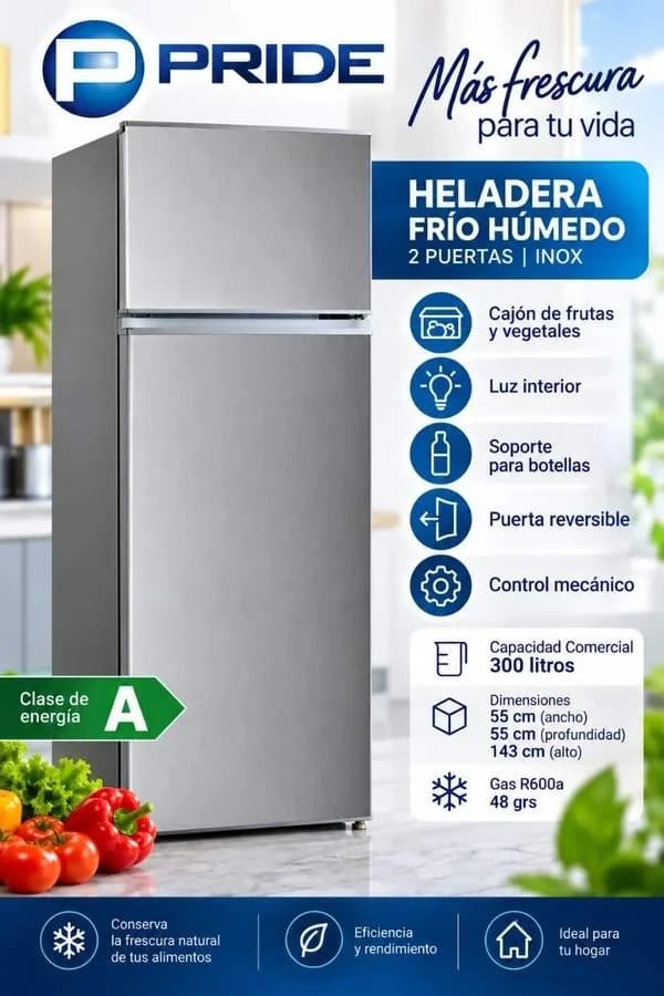 Heladera 300L