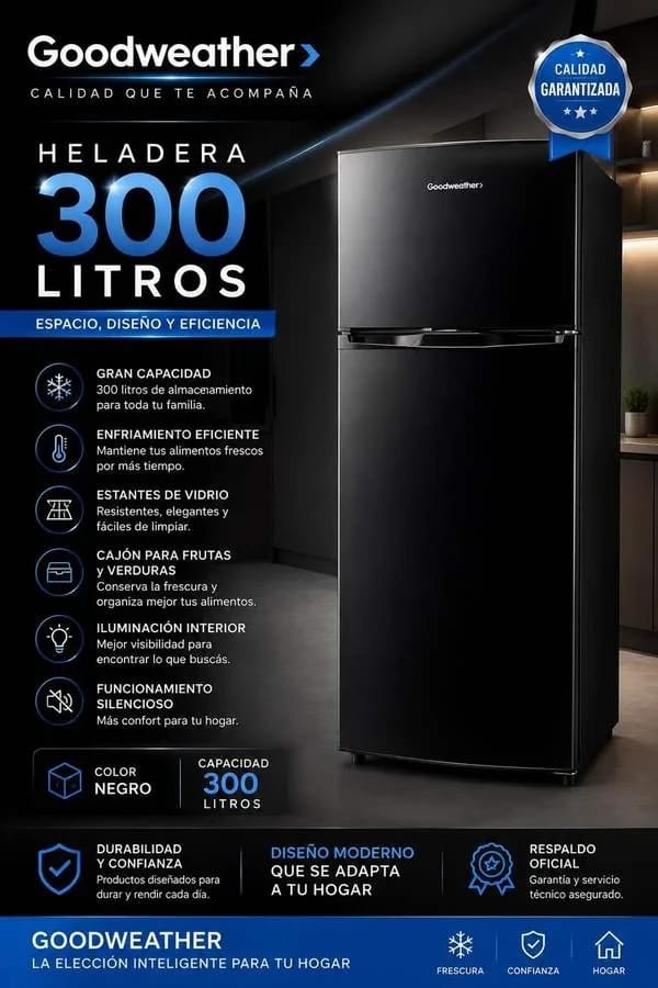 Heladera 300L