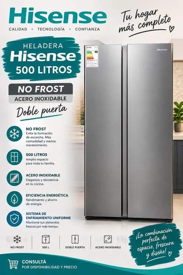Heladera 500L